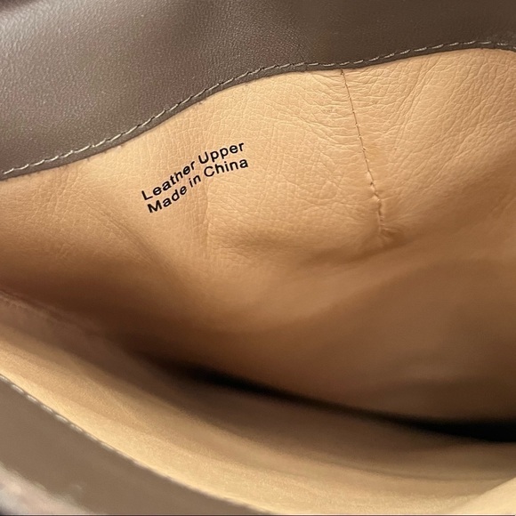 L.A.M.B Gwen Stafani Tan Brown Leather Knee High Stiletto Boots 7.5 - Picture 6 of 8